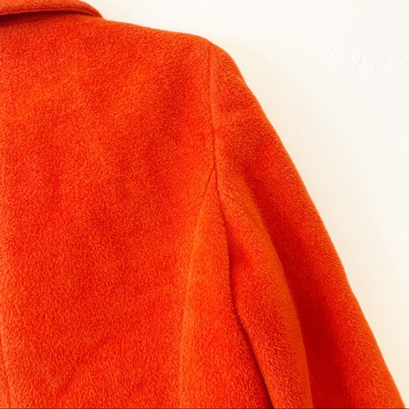 Suri Incalpaca Tx Orange Coat Size Large - Picture 14 of 14